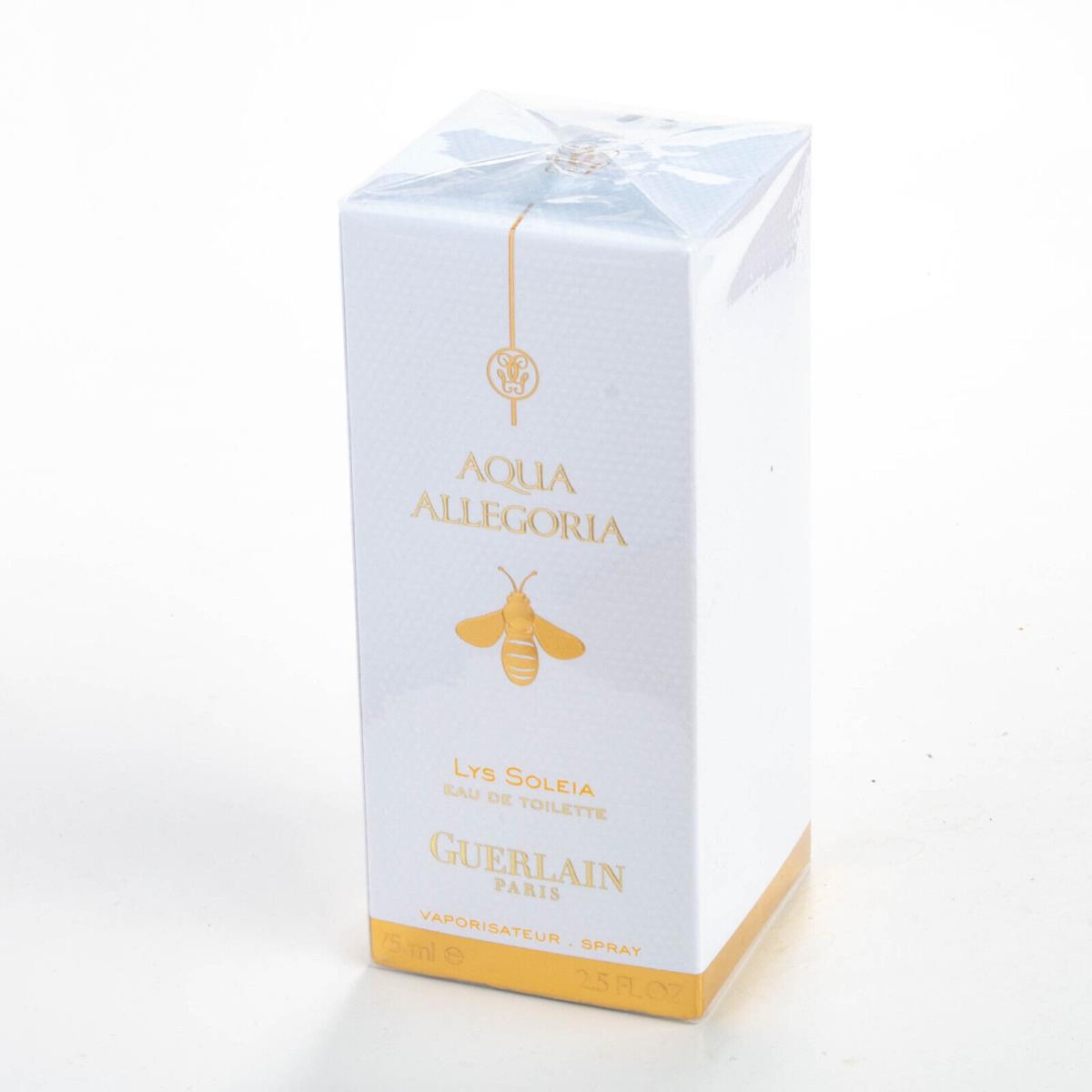 Guerlain Aqua Allegoria Lys Soleia Edt 2.5OZ 75ml Spray Perfume Box