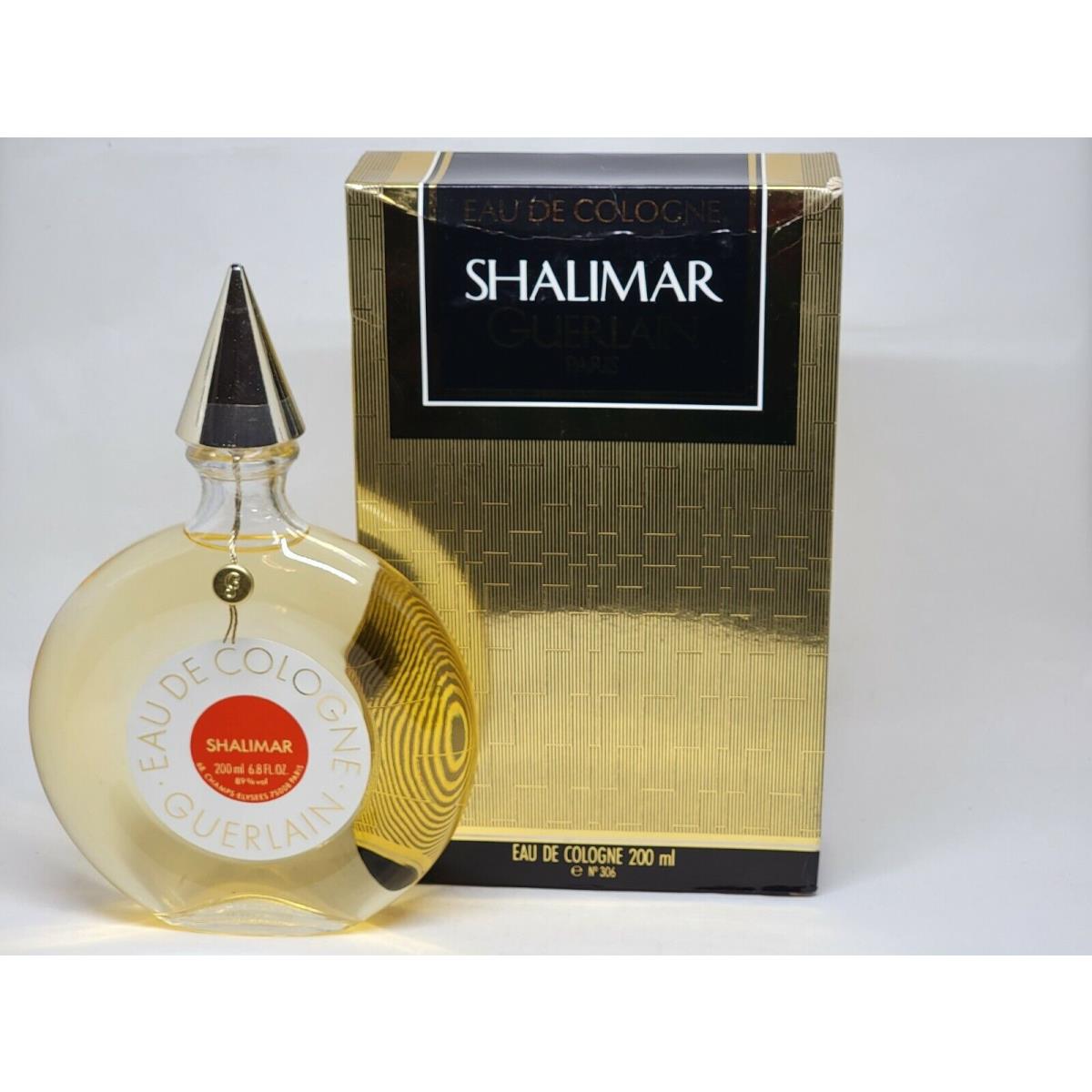 Guerlain Shalimar 200 ml 6.8 OZ Eau de Cologne Splash Rare Formula