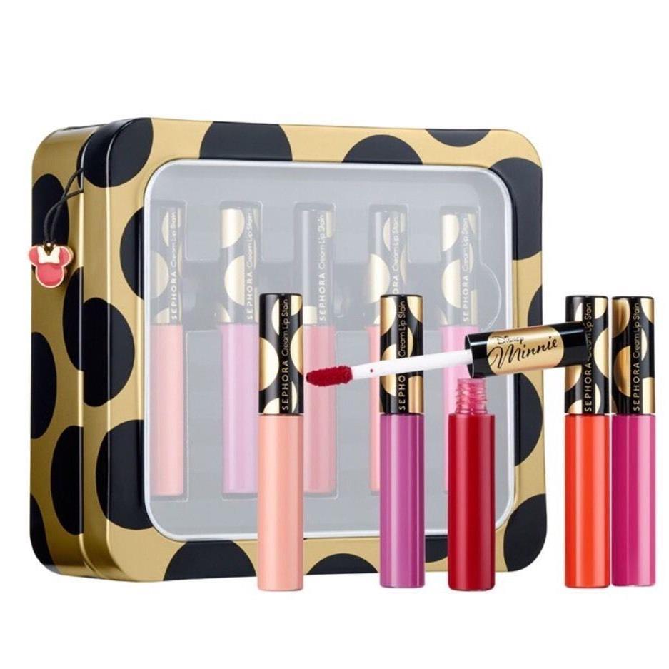 Sephora Minnie Mouse Lip Stain Set.. Limited Disney Box