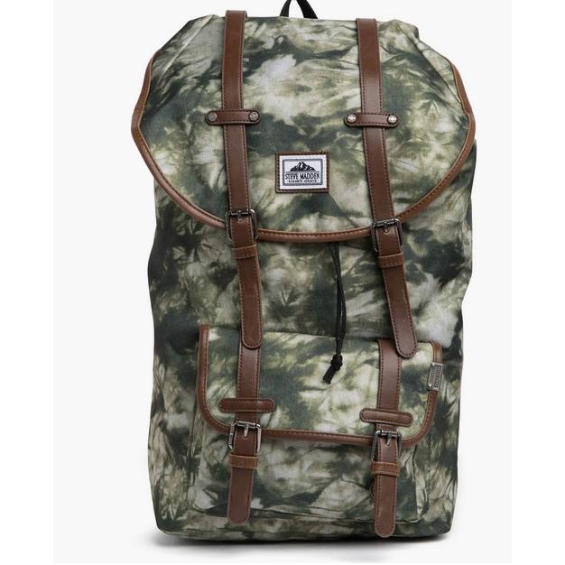 Steve Madden Utility Backpack Travel Work School Bag Olive Multi