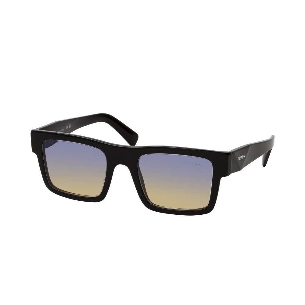 Prada Unisex PR 19WS 1AB06Z Black Frame Gradient Lens Sunglasses