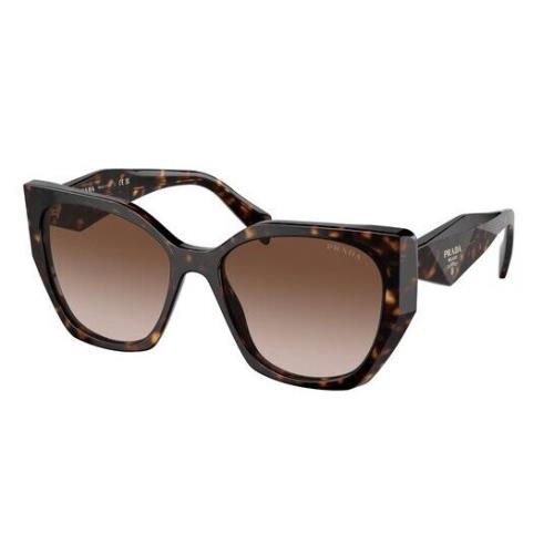 Prada PR 19ZS 2AU6S1 Tortoise Brown Gradient 55 mm Women`s Sunglasses