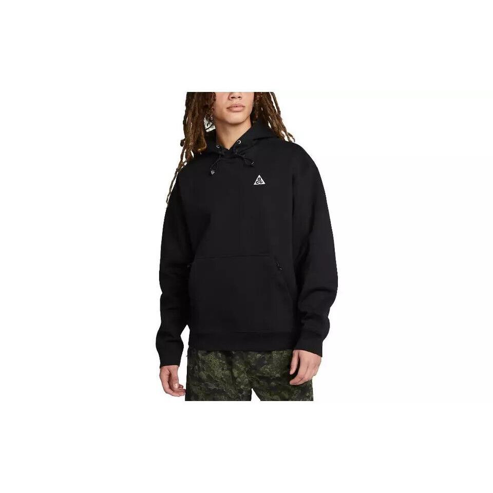 Nike Acg Hoodie Heavy Sweatshirt Pullover Black DZ3392-010 Unisex Multi Size