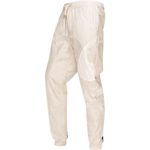 Nike Sportswear Swoosh Men`s Woven Lined Pants Joggers Light Bone