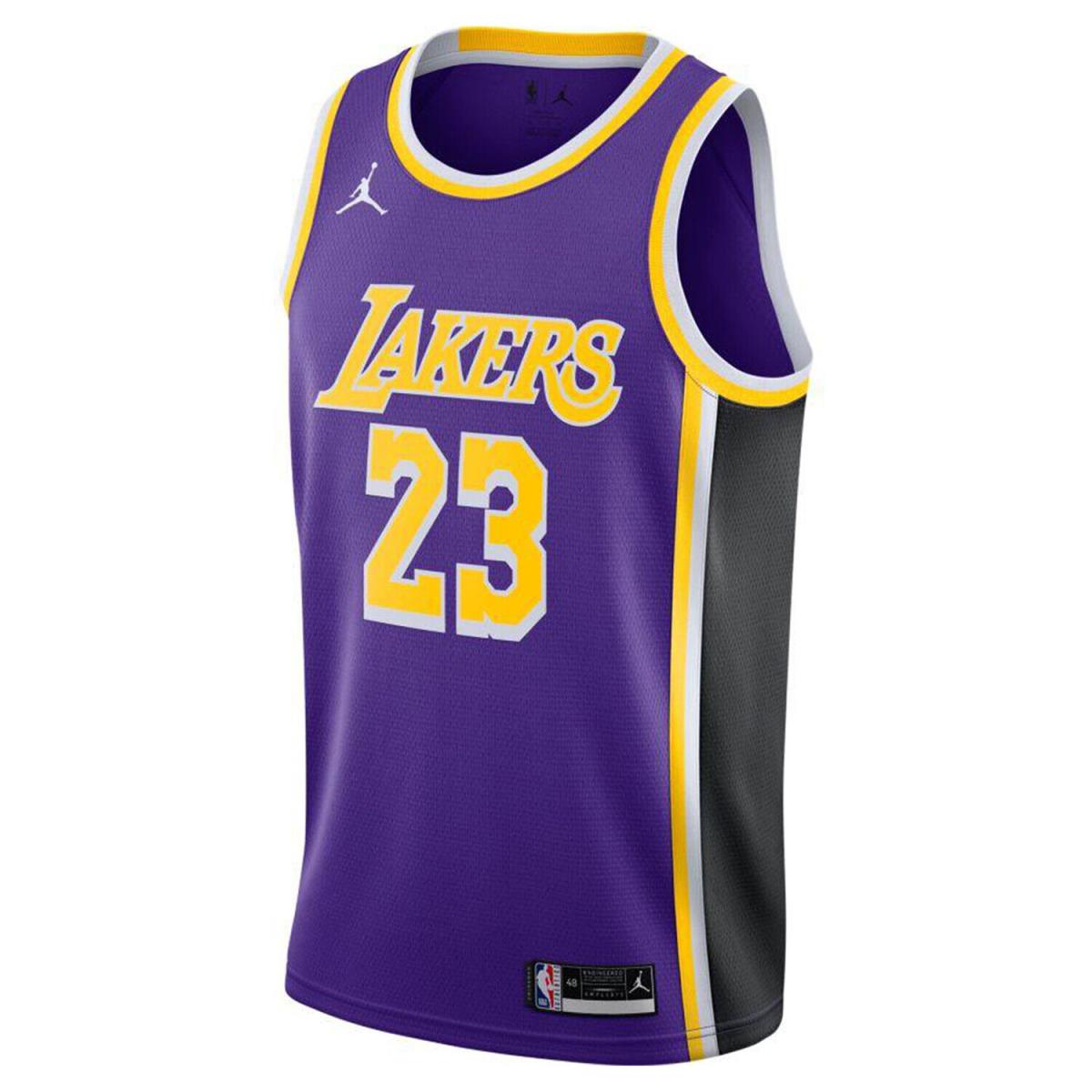 Nike Nba Swingman Jersey Lebron James Lakers Statement Edition 2020 Mens Style :