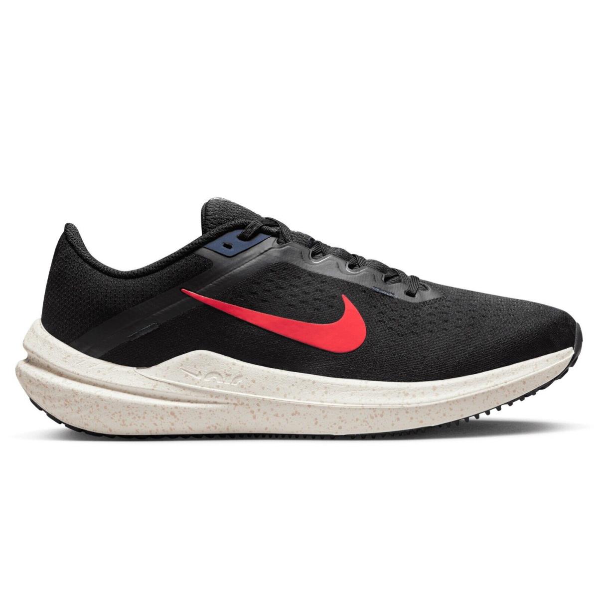 Nike Men`s Air Winflo 10 Running Shoe Black/red Size 11 11.5 13 - Black / Bright Crimson / Obsidian / Sail