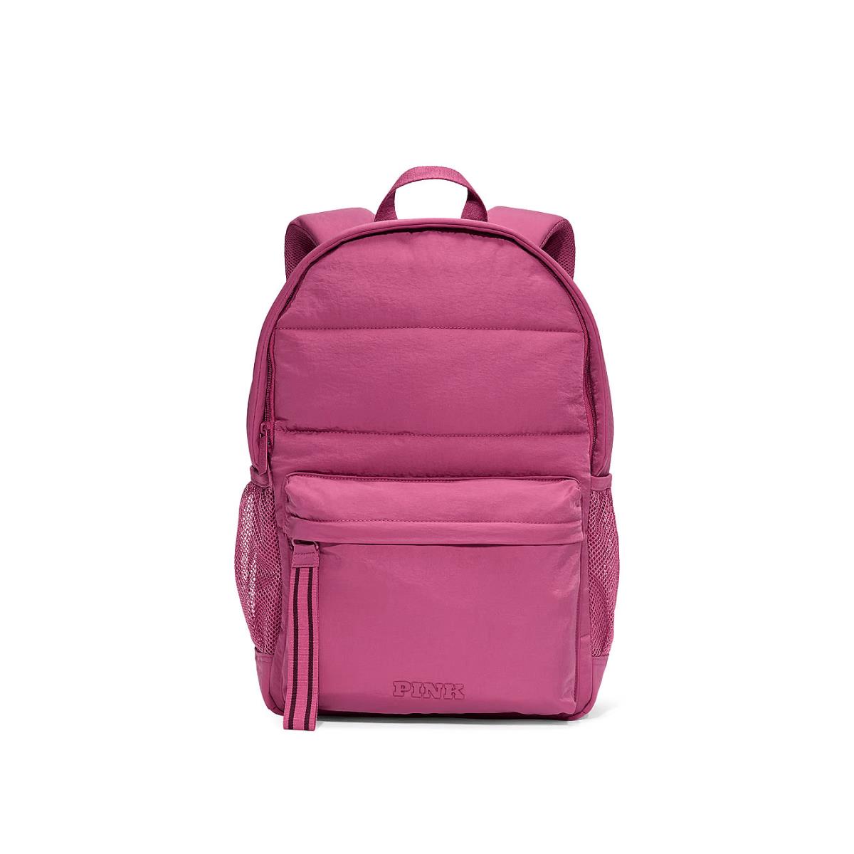 Victoria`s Secret Pink Quilted Puffer Ivy Classic Canvas Backpack 2024 Puffer Pink