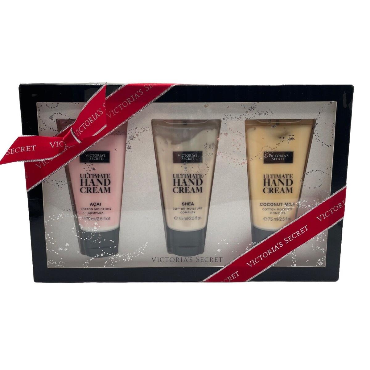 Victoria`s Secret Ultimate Hand Cream Acai Shea Coconut Milk Gift Set Htf Rare