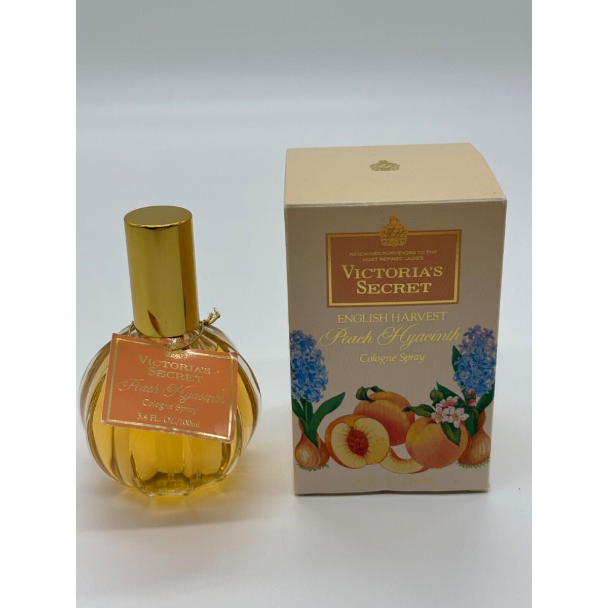 Read Victoria`s Secret English Harvest Peach Hyacinth Cologne Spray Perfume Rare