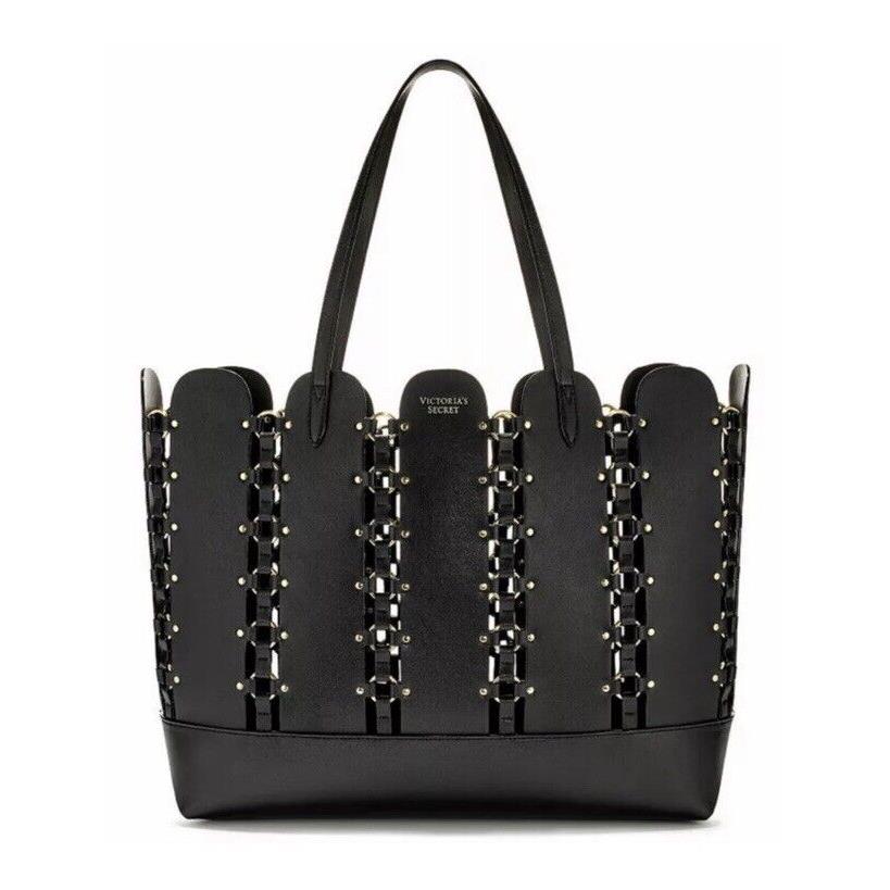 Victoria`s Secret Ring Stud Open Tote in Black