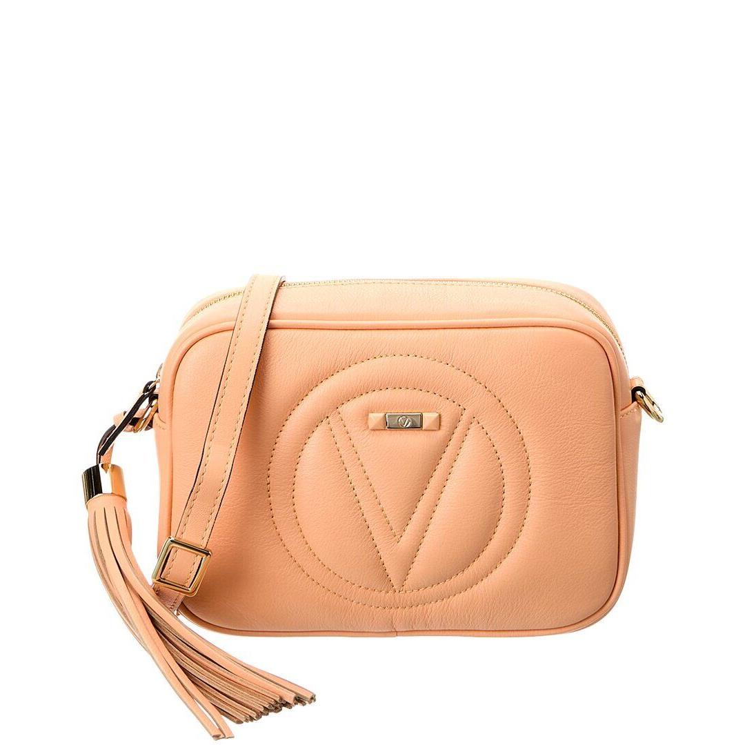 Valentino By Mario Valentino Mia Signature Leather Crossbody Women`s Pink