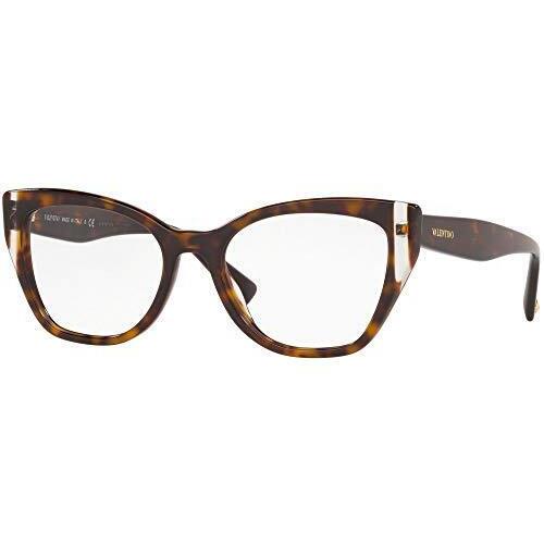 Valentino Eyeglasses VA 3029-5002 Havana W/demo Lens 53mm