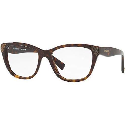 Valentino Eyeglasses VA 3008-5022 Havana W/demo Lens 51mm