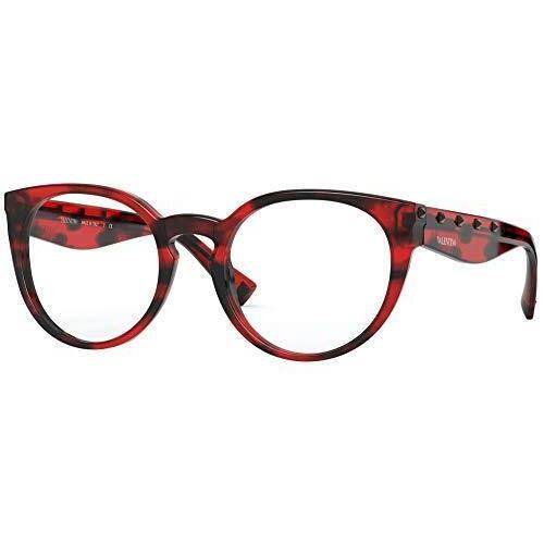 Valentino Eyeglasses VA 3047 - 5020 Red Havana W/demo Lens 51mm