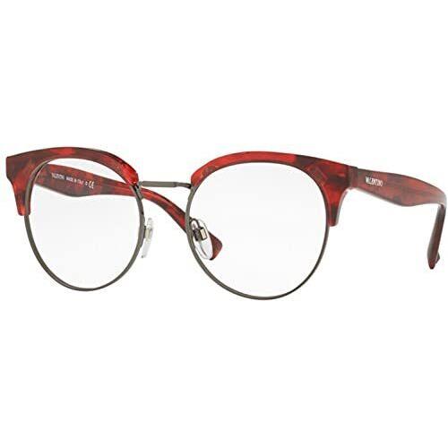 Valentino Eyeglasses VA 3015-5020 Red Havana W/demo Lens 51mm