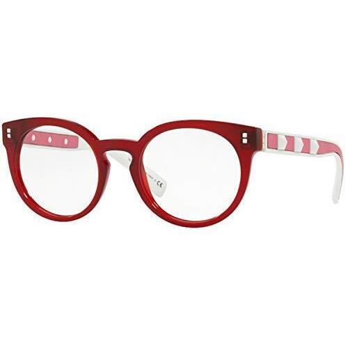 Valentino Eyeglasses VA 3024-5078 Opal Red W/demo Lens 50mm