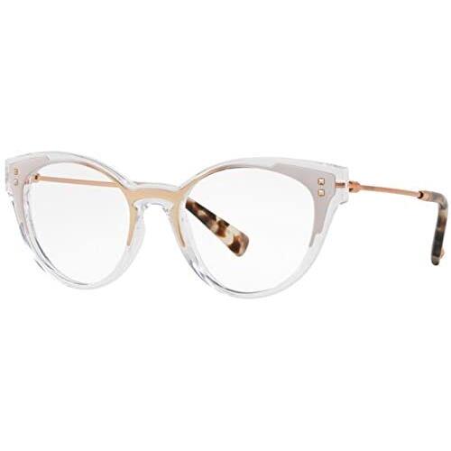 Valentino Eyeglasses VA3018 - 5075 Mate White W/demo Lens 50mm