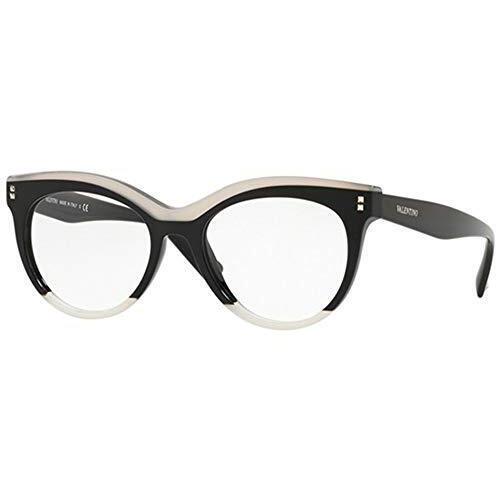 Valentino Eyeglasses VA 3022-5096 Ivory Black W/demo Lens 50mm