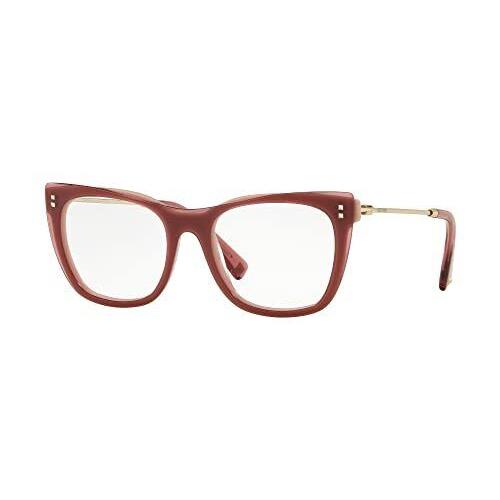 Valentino Eyeglasses VA 3028-5101 Pink W/demo Lens 52mm