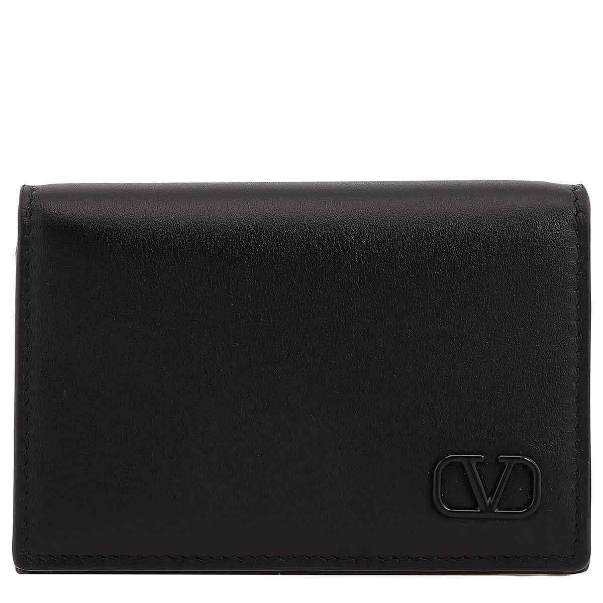 Valentino Garavani V Logo Business Card Card Holder 3Y2P0U14ZQU0NO