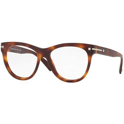 Valentino Eyeglasses VA 3011-5011 Shiny Havana W/demo Lens 51mm