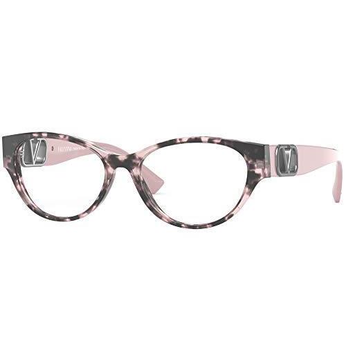 Valentino Eyeglasses VA 3042 - 5098 Pink Havana Demo Lens 53mm