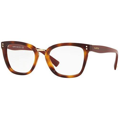 Valentino Eyeglasses VA 3026-5011 Havana W/demo Lens 50mm