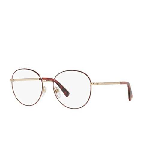 Valentino Eyeglasses VA 1025-3068 Havana/gold Demo Lens 54mm