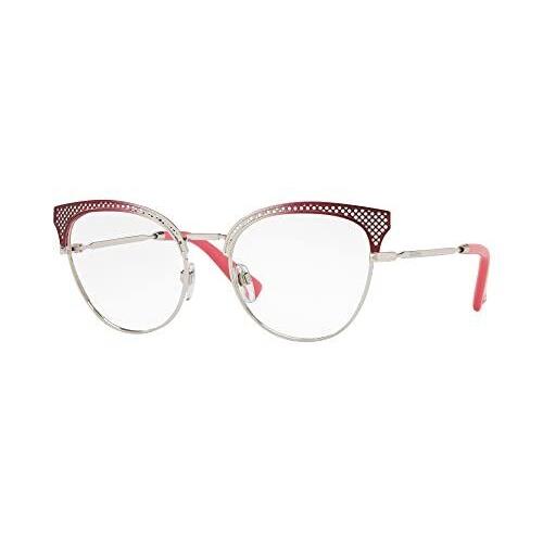 Valentino Eyeglasses VA 1011-3043 Silver Marc w/ Demo Lens 53mm