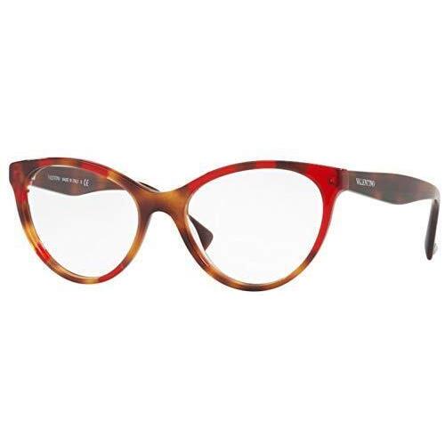 Valentino Eyeglasses VA 3013-5058 Red Havana W/demo Lens 53mm