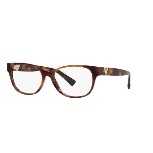 Valentino Eyeglasses VA 3063 - 5011 Light Havana Demo Lens 54mm