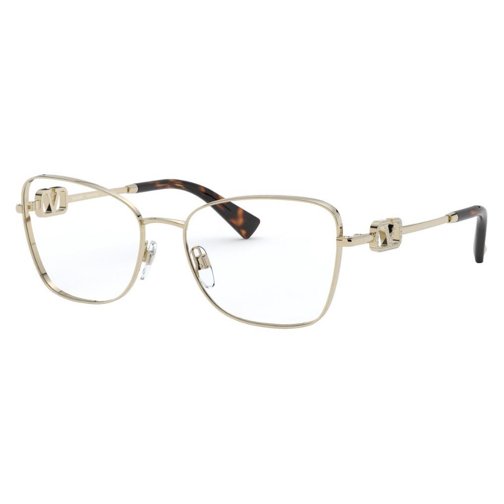 Valentino Eyeglasses VA 1019-3003 Pale Gold W/demo Lens 53mm