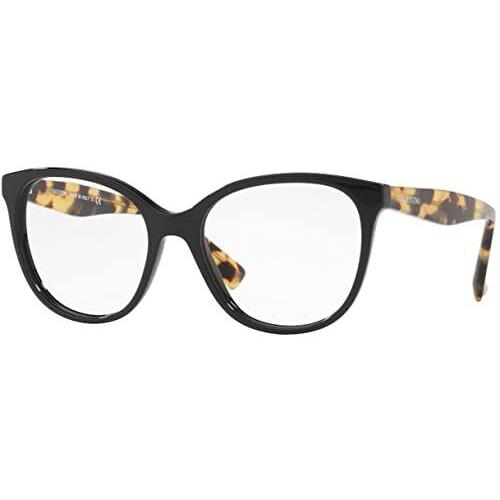 Valentino Eyeglasses VA 3014 - 5001 Havana Black Demo Lens 51mm