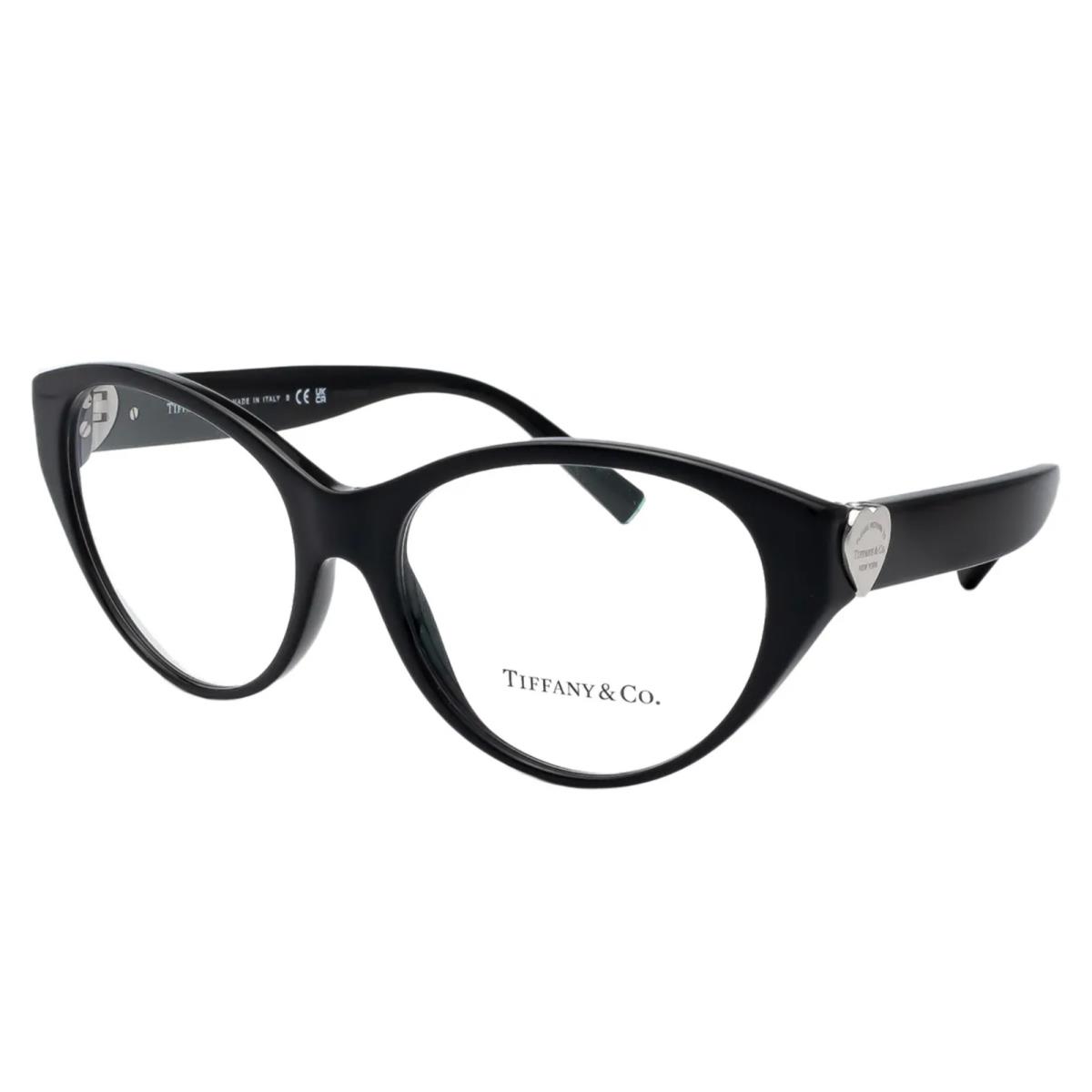 Tiffany Co Cat Eyes Eyeglasses TF 2244 8001 55-16 140 Tiffany Black Frames