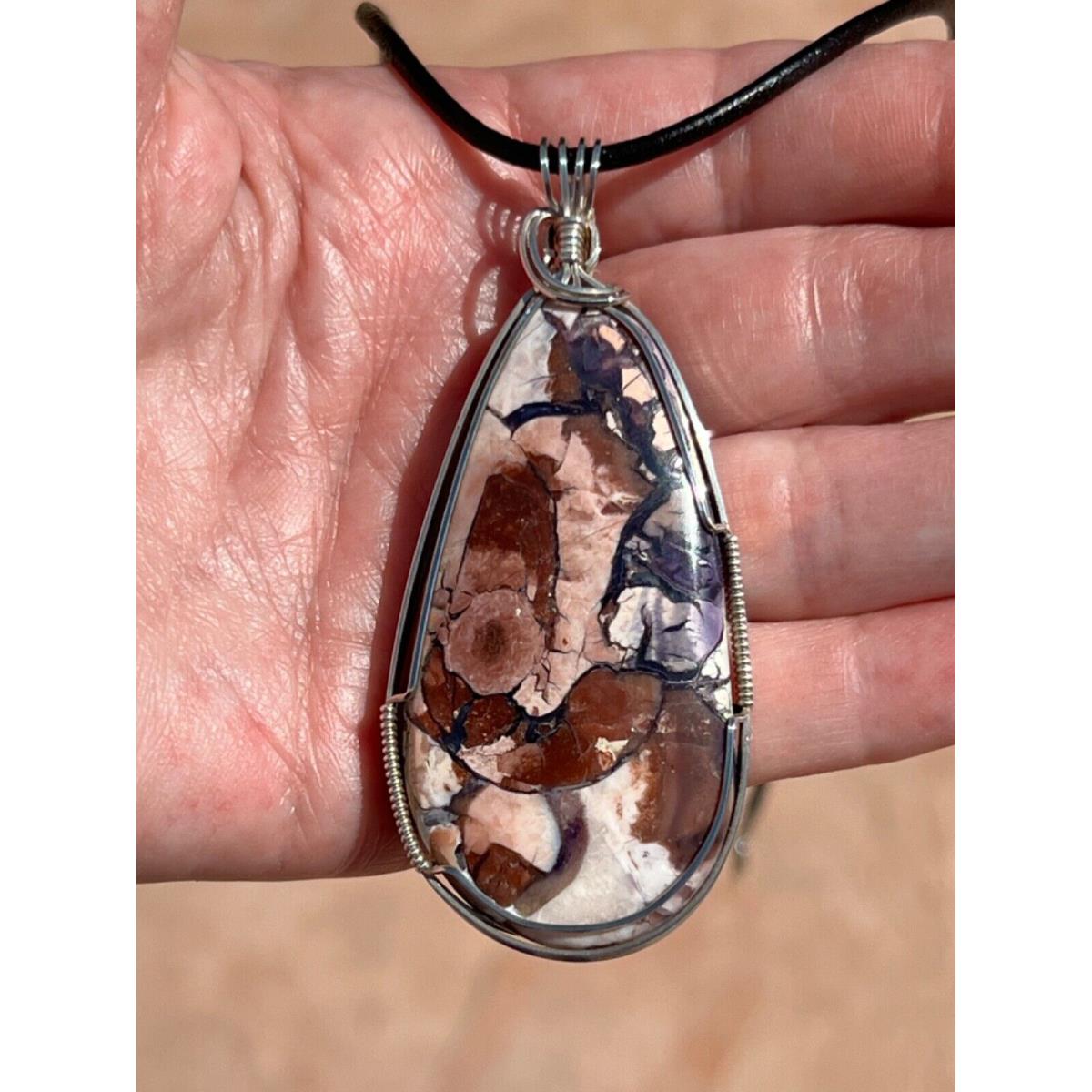 Utah Tiffany Stone Pendant Necklace