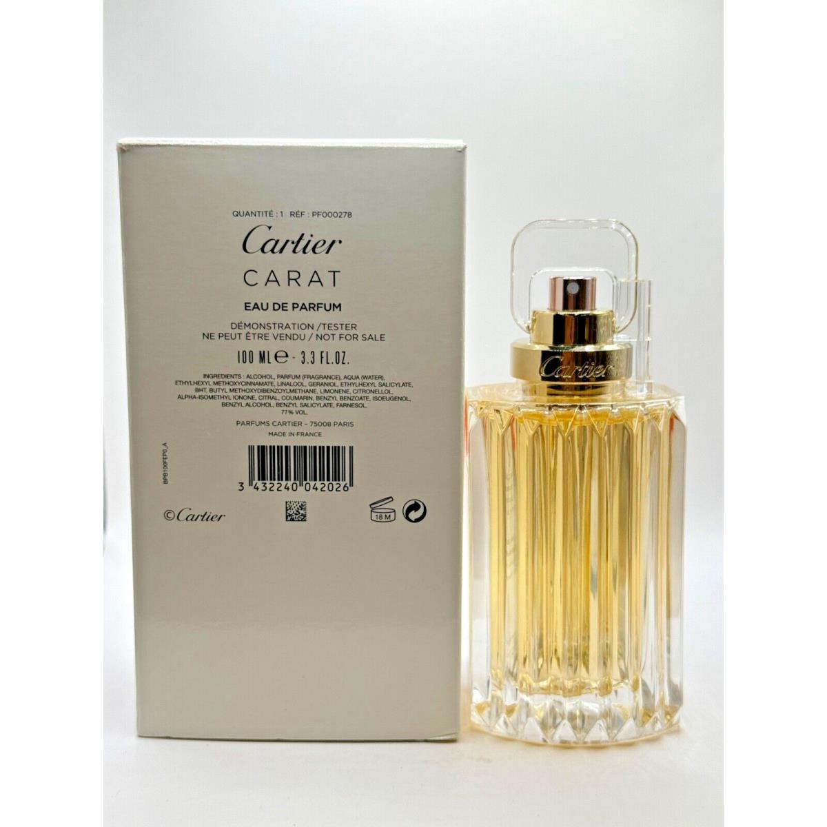 Carat BY Cartier 100ML Edp Spray