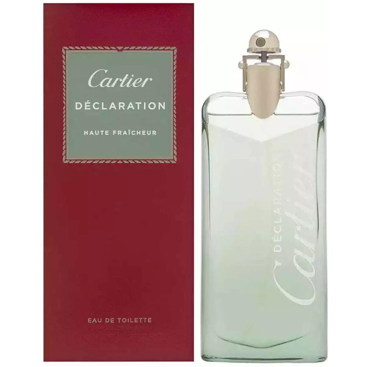 Declaration Haute Fraicheur by Cartier For Men Edt 3.3 / 3.4 oz