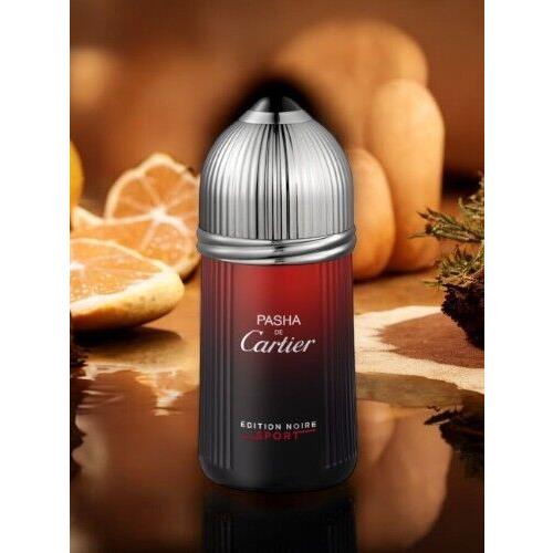 Cartier Pasha Edition Noire Sport Eau de Toilette For Men 3.3 Fl. Oz. / 100ml