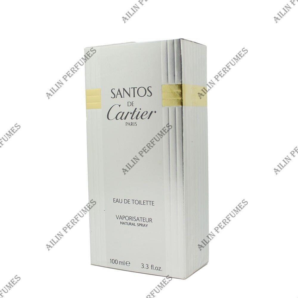 Santos De Cartier by Cartier 3.3 oz 100 ml Eau de Toilette Spray Men