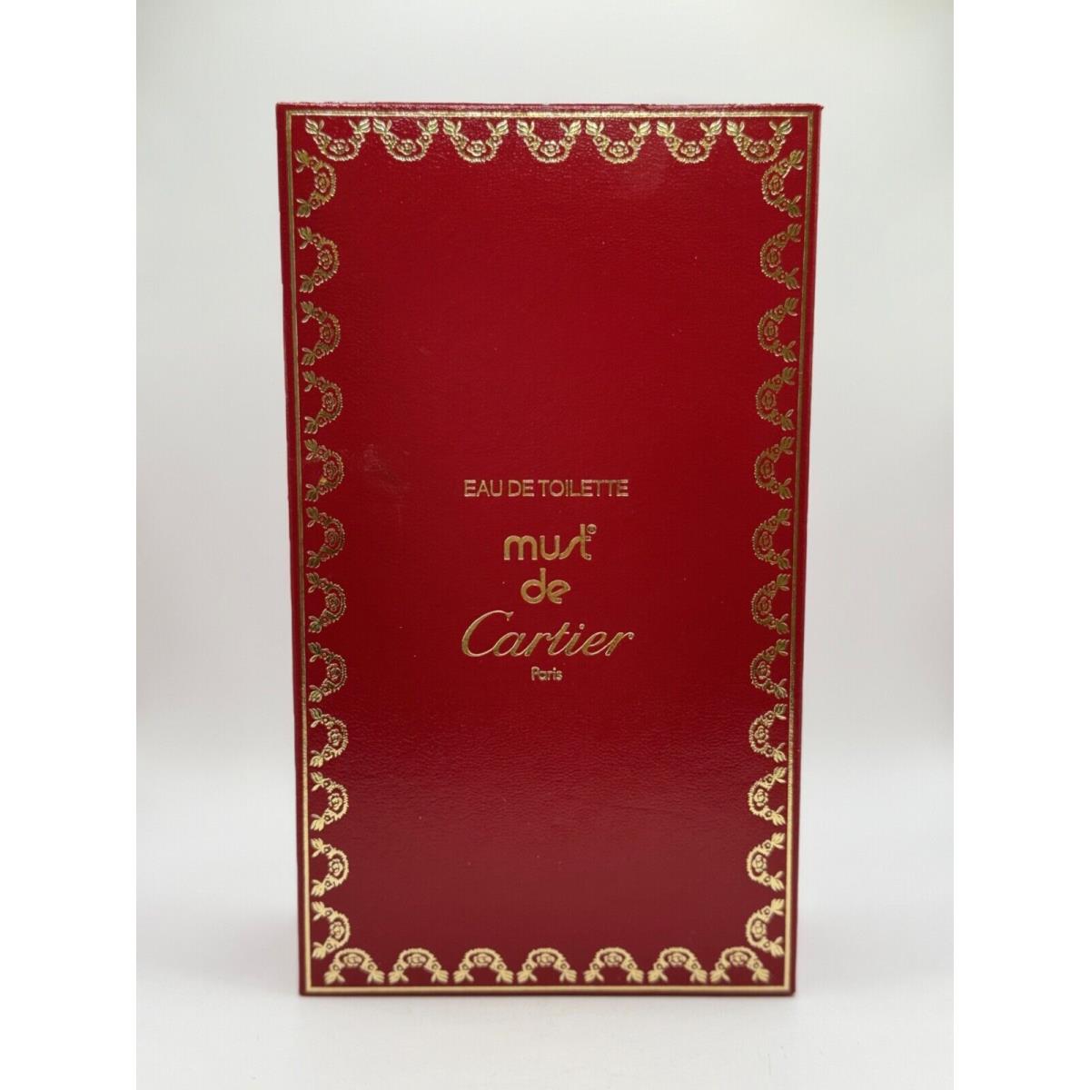 Must DE Cartier BY Cartier 50ML Edt Vintage Splash