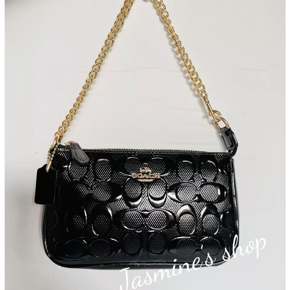 Coach Nolita 19 In Signature Leather cv419/cu000 CV419/Gold/ black