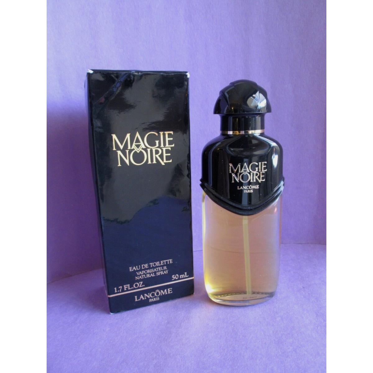 Magie Noire Lancome 1986 Vintage Eau de Toilette Spray 50 ml 1.7 oz Dented Box