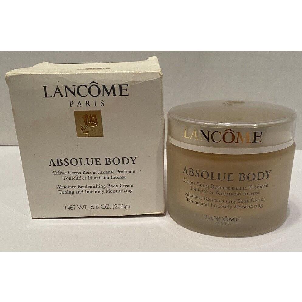 Lancome Absolue Body Absolute Replenishing Body Cream 6.8 Oz Toning