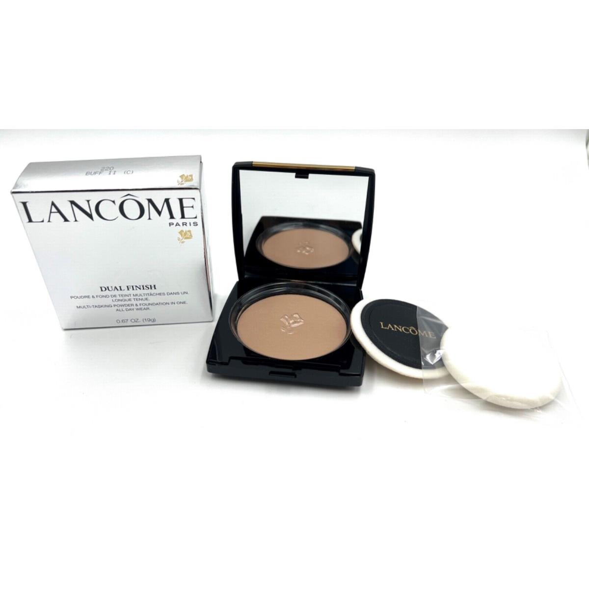 Lancome Dual Finish Multi Tasking Powder Foundation in One 220 Buff II