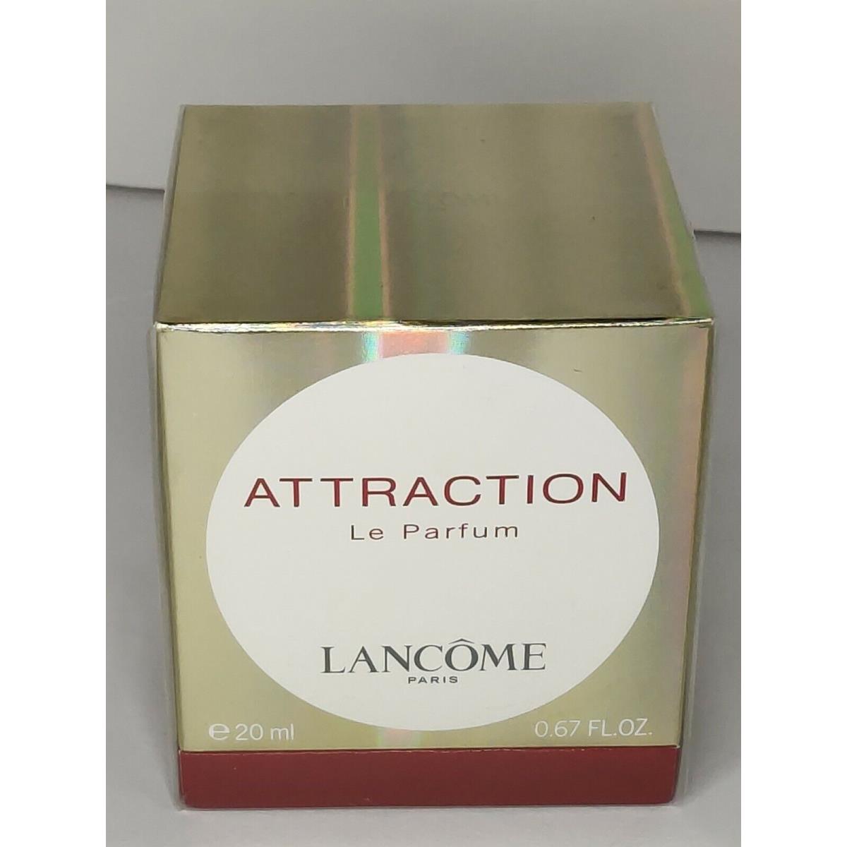 Lancome Attraction By Lanc me Women Pure Le Parfum Splash 0.67 oz / 20 ml Rare