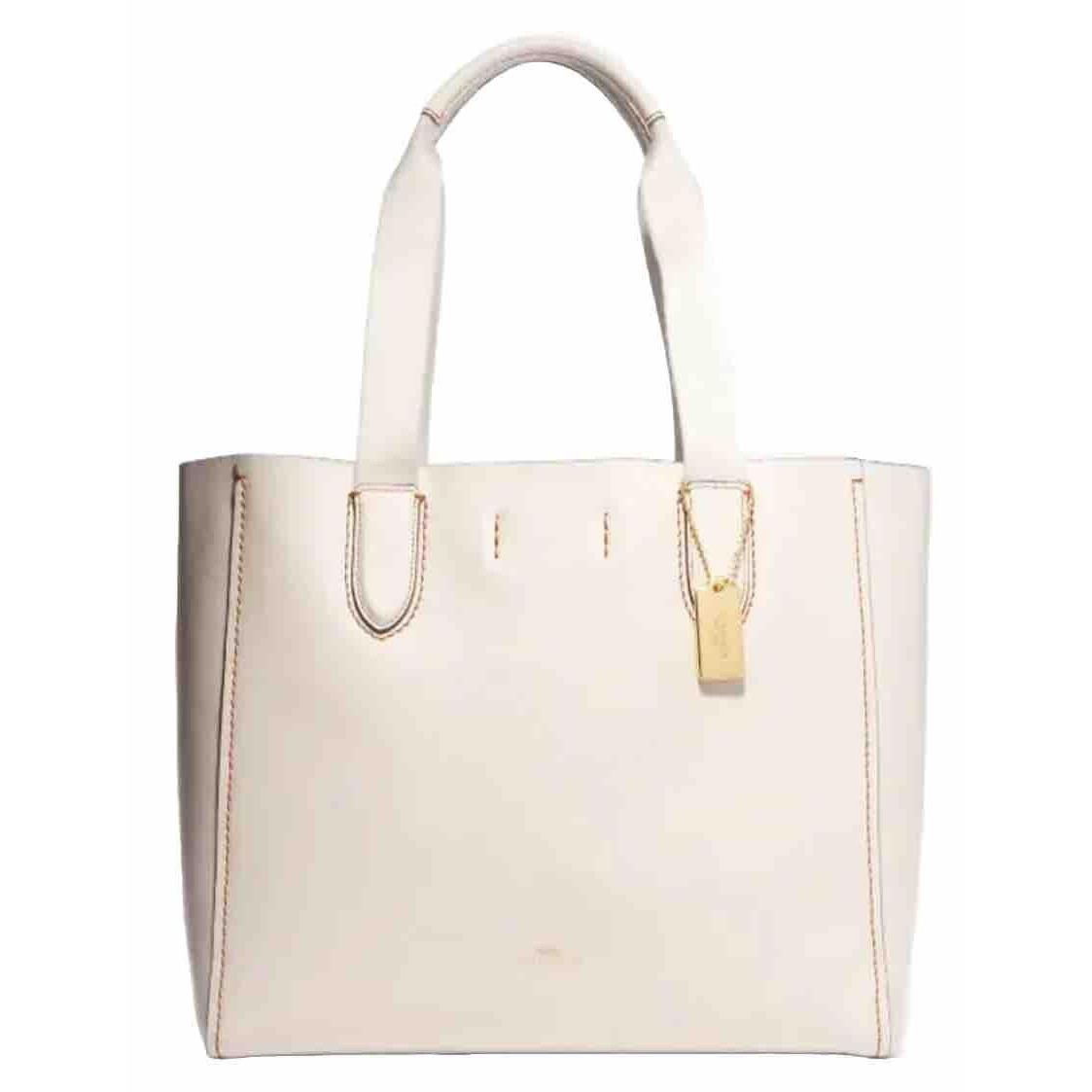 Coach Derby Large Leather Tote 58660- Chalk