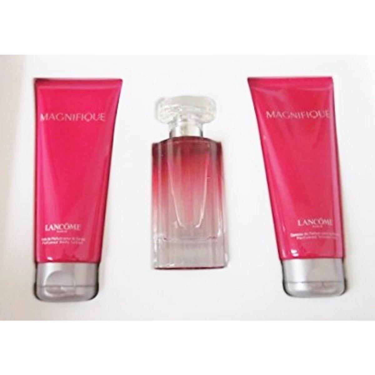 Magnifique Lancome Women 3pc Set 1.7 oz Edt Spray + 3.4 oz Lotion + 3.4 oz Gel