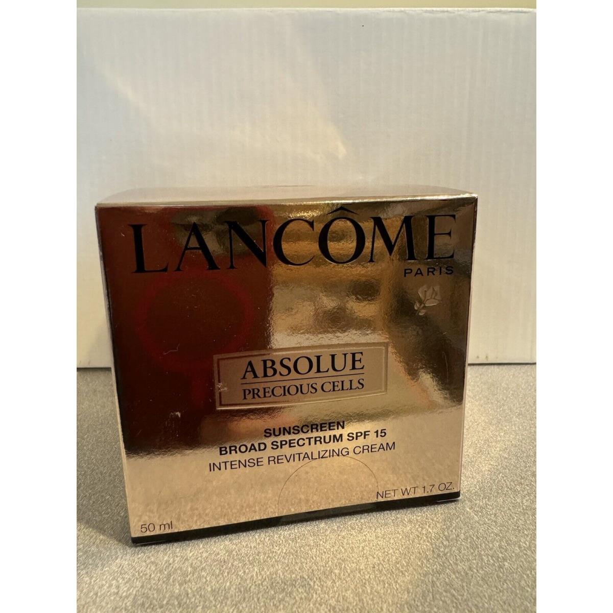 Lancome Absolue Precious Cells Sunscreen Spf 15 Revitalizating Cream 1.7oz