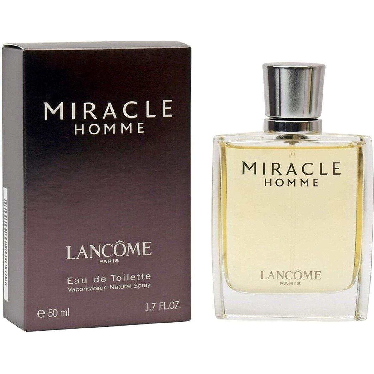 Miracle Homme by Lancome 1.7 oz / 50 ml Eau De Toilette Spray For Men