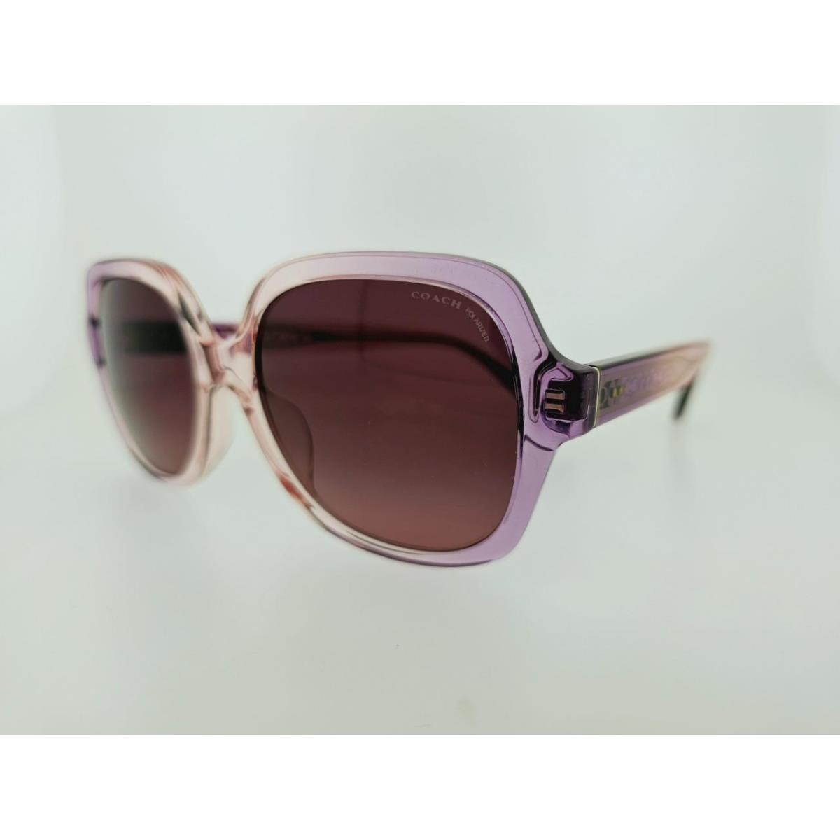 Coach HC8395U 5813F4 54MM CR614 Amethyst Pink Gradient Frame W/ Burgundy Gradien